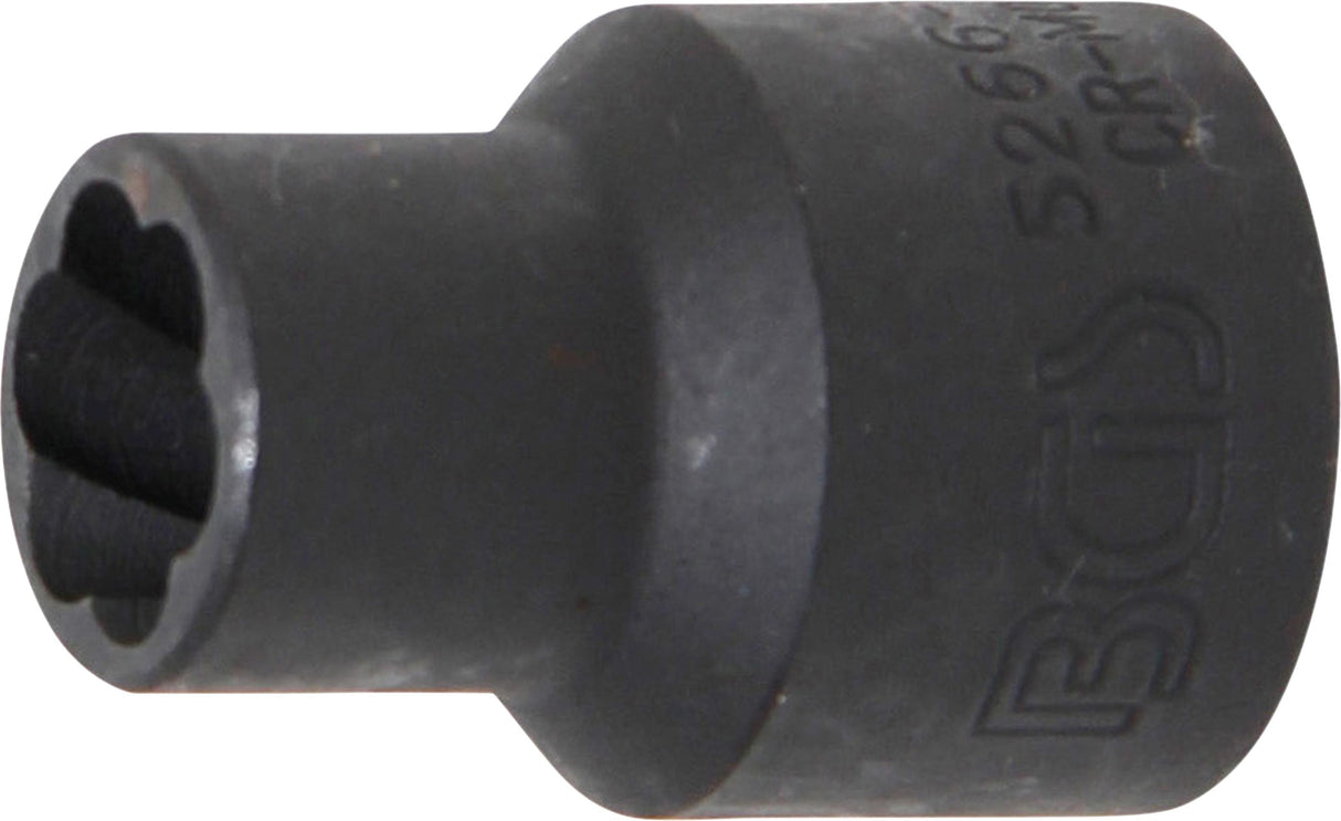TWIST SOCKET (SPIRAL PROFILE) / SCREW EXTRACTOR | 12.5 MM (1/2") DRIVE | 11 MM (5266-11)