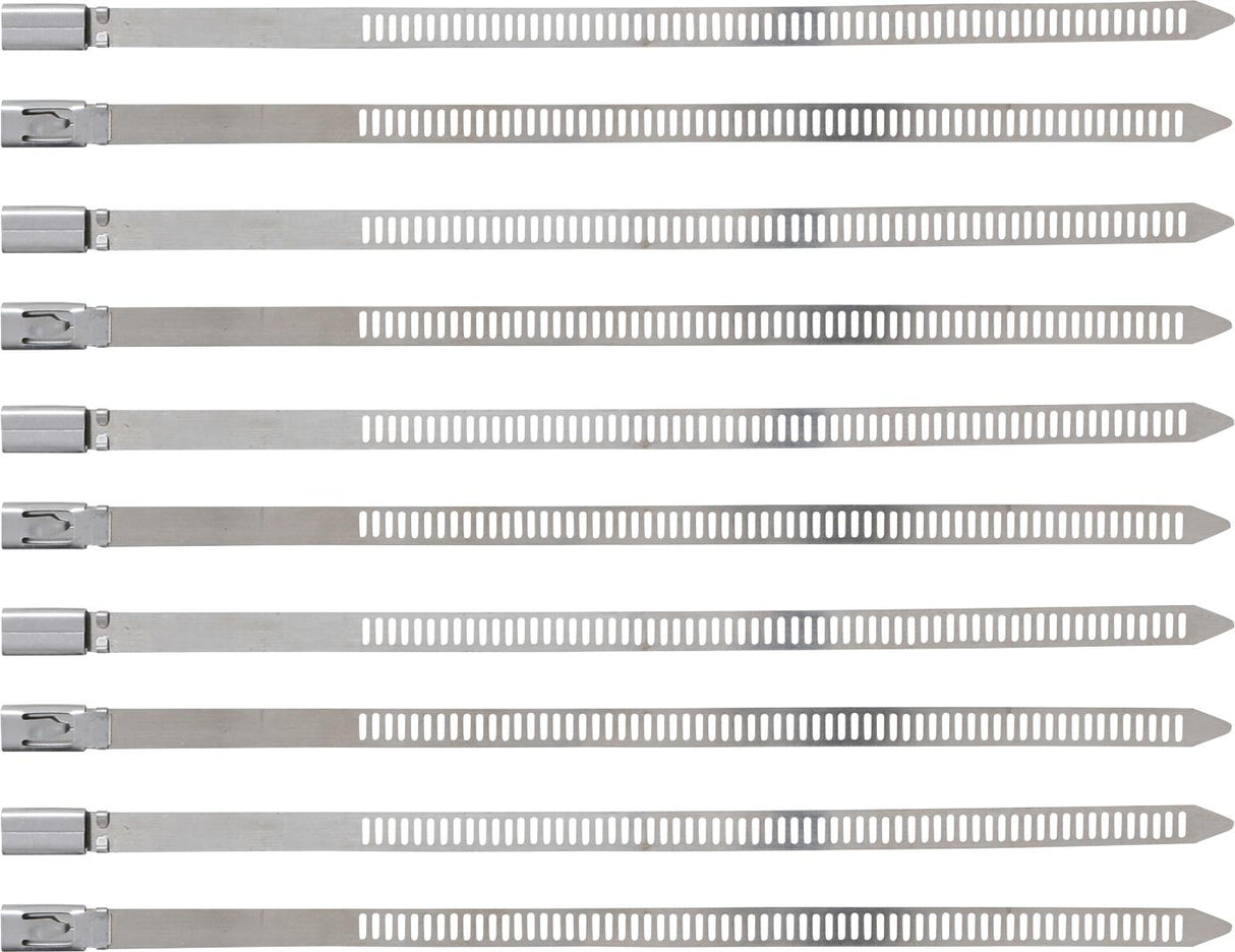 CABLE TIE ASSORTMENT | STAINLESS STEEL | 7.0 X 200 MM | 10 PCS. (80780)