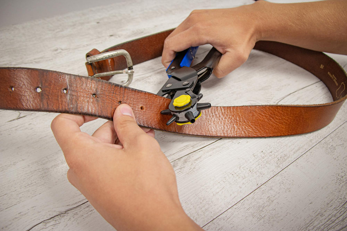 REVOLVING PUNCH PLIERS WITH LEVER TRANSMISSION (561)