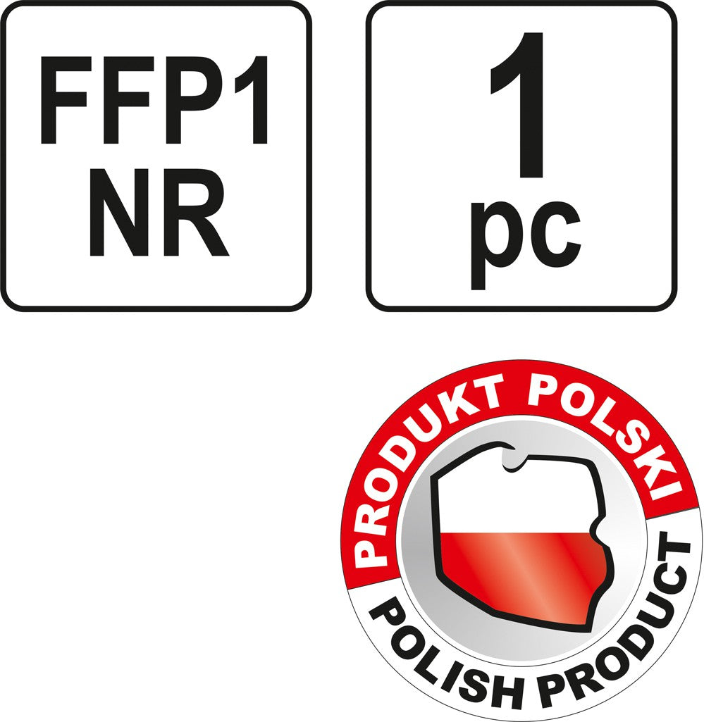 DISPOSABLE DUST MASKS FFP1/KZ (YT-74862)