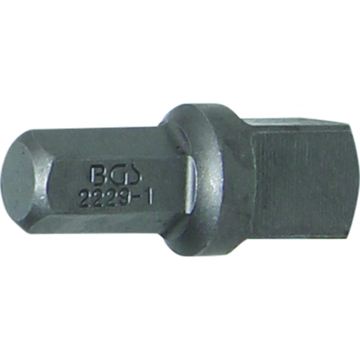 BIT RATCHET ADAPTOR | EXT. HEXAGON 8 MM (5/16") - EXT. SQUARE 10 MM (3/8") | 30 MM (2229-1)