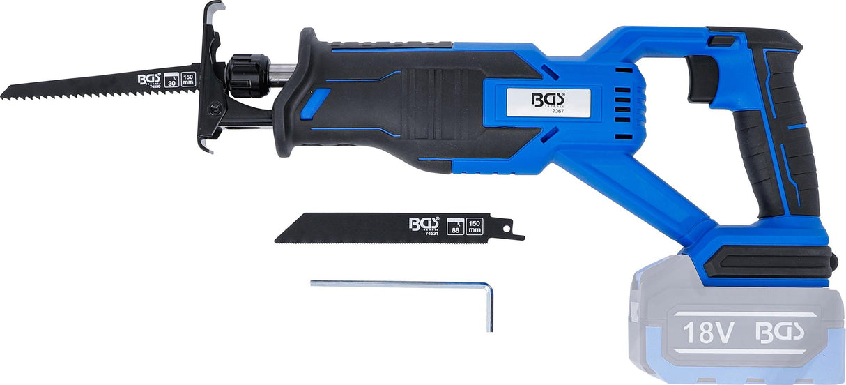 CORDLESS RECIPROCATING SAW | BRUSHLESS | 18 V | WITHOUT RECHARGEABLE BATTERY (7367)