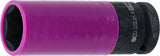 IMPACT SOCKET, LONG, THIN-WALLED | WITH PLASTIC PROTECTION | 12.5 MM (1/2") | 21.5 MM (7326)