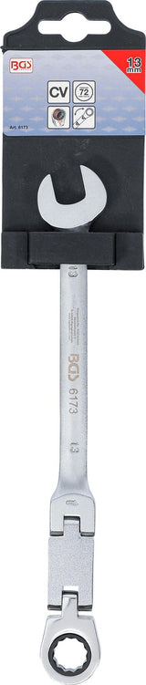 DOUBLE-JOINT RATCHET COMBINATION WRENCH | ADJUSTABLE | 13 MM (6173)