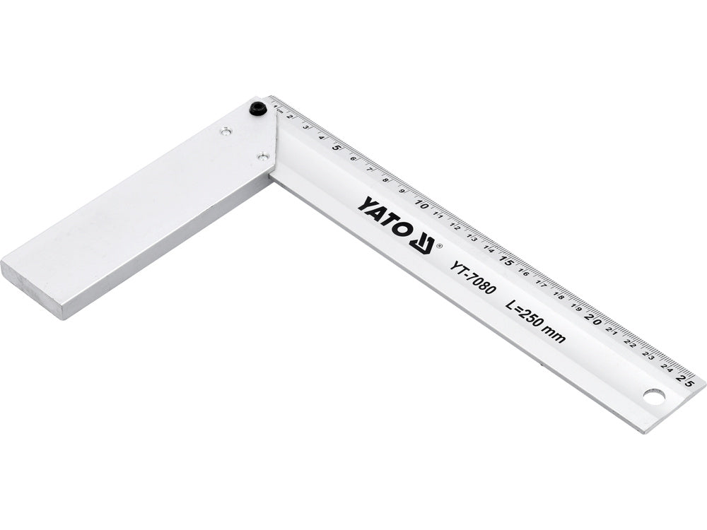 ALUMINIUM TRY SQUARE 250MM (YT-7080)