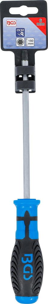 SCREWDRIVER | INTERNAL HEXAGON 6 MM | BLADE LENGTH 150 MM (8629-7)