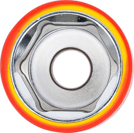 VDE SOCKET, HEXAGON | 12.5 MM (1/2") DRIVE | 27 MM (72077)