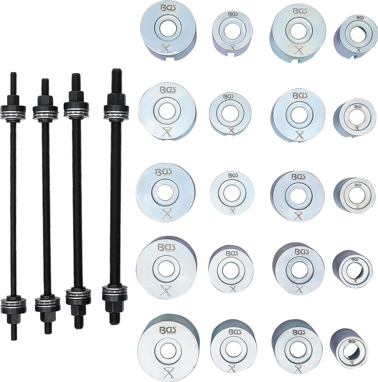 PULL AND PRESS SLEEVE KIT | WITH 4 SPINDLES | 24 PCS. (1514)
