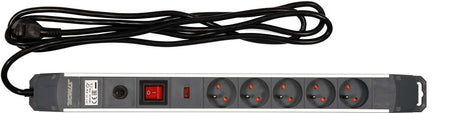 SURGE PROTEC POWER STRIP W.G. 5S 3M ALU (72372)