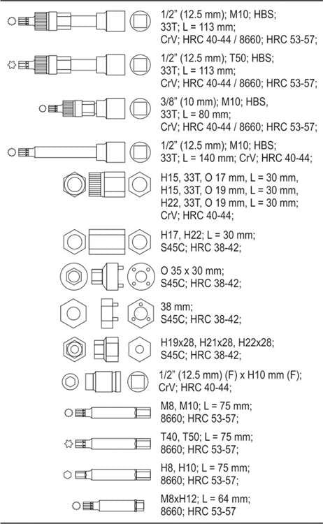ALTERNATOR REPAIR SET 22PCS (YT-04211)