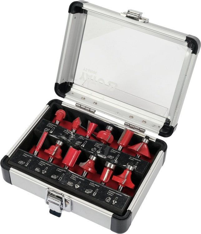 ROUTER BIT SET OF 12 PCS (YT-68006)