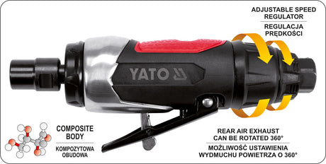 PNEUMATIC DIE GRINDER STRAIGHT (YT-09632)