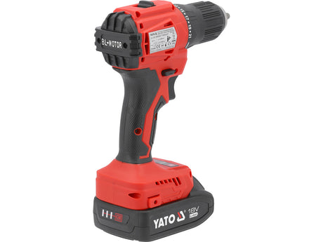 DRILL DRIVER 18V BL MOTOR 45NM  - 2AH (YT-827788)