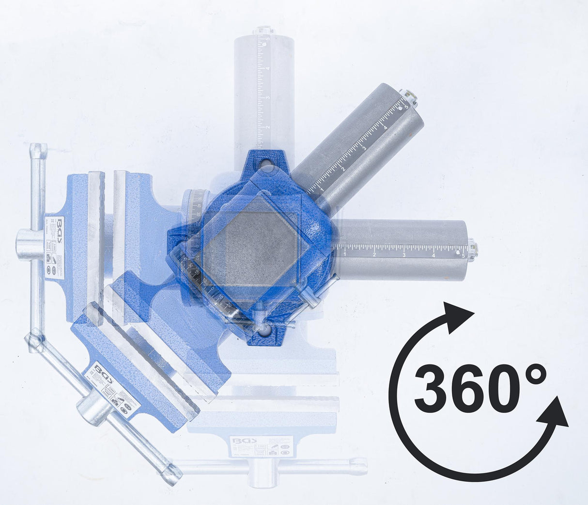 BENCH VICE | 100 MM JAWS | ROTATABLE 360° (70965)