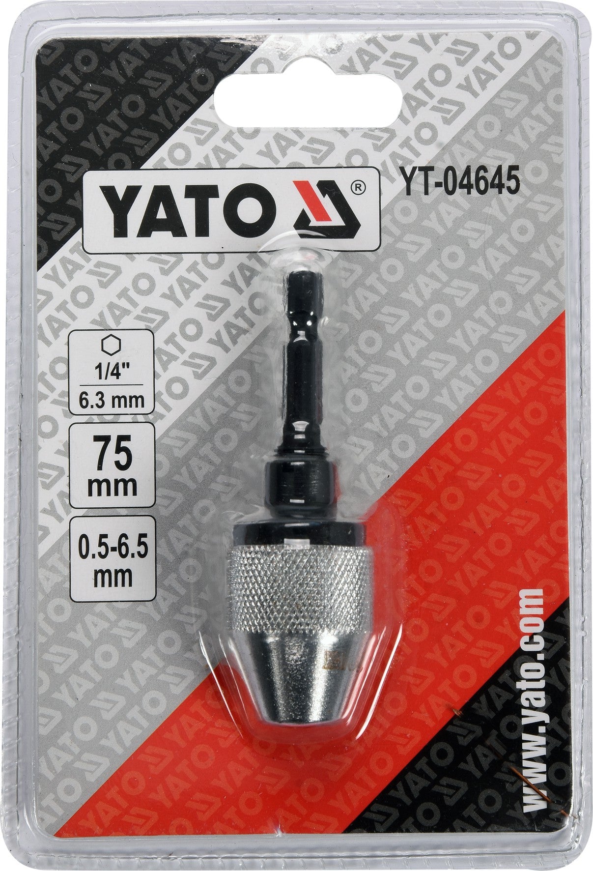 KEYLESS CHUCK SNAP-OUT 0.5-6.5MM HEX (YT-04645)