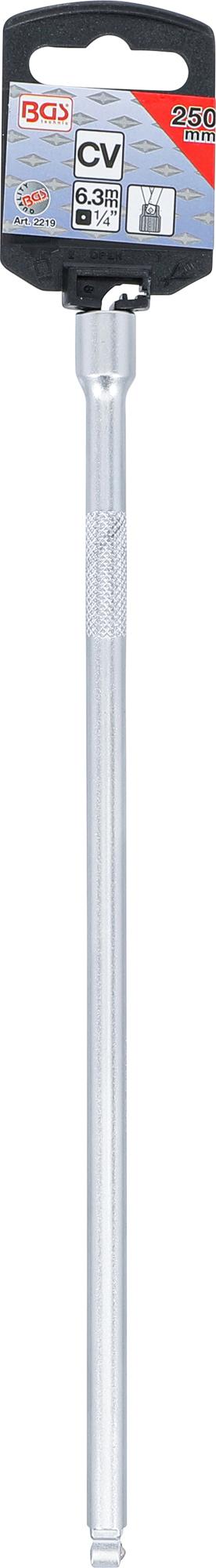 "WOBBLE" EXTENSION BAR | 6.3 MM (1/4") | 250 MM (2219)