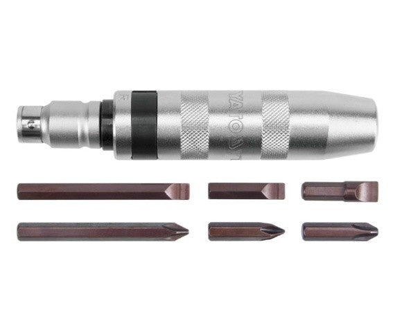 IMPACT SCREWDRIVER W. 6 BITS (YT-2801)