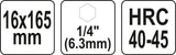 AUGER DRILL BIT 16MM HEX (YT-44683)