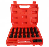 IMPACT SOCKET SET WITH FLEX HANDLE | EXTRA LONG | 12.5 MM (1/2") | SW 8 - 19 MM | 8 PCS. (SK1208)