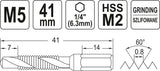 COMBINED DRILL TAP M5 HEX (YT-44842)