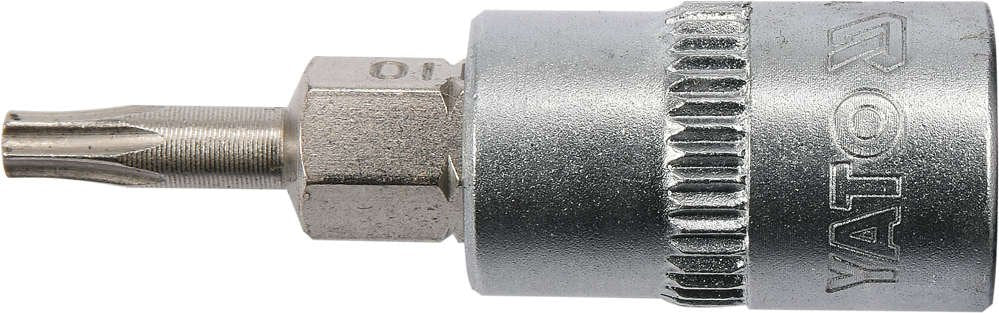 SOCKET BIT TORX 1/4" T10 L37MM (YT-04302)