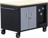WORKSHOP TROLLEY | 2X 5 DRAWERS | 1 CABINET | EMPTY (4199)