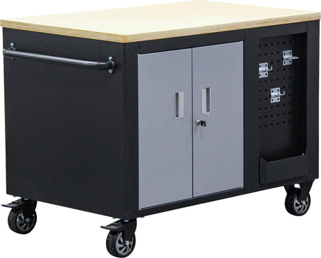 WORKSHOP TROLLEY | 2X 5 DRAWERS | 1 CABINET | EMPTY (4199)