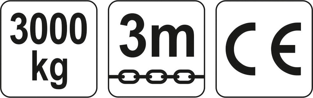 CHAIN BLOCK 3,0 T (YT-58954)
