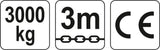 CHAIN BLOCK 3,0 T (YT-58954)