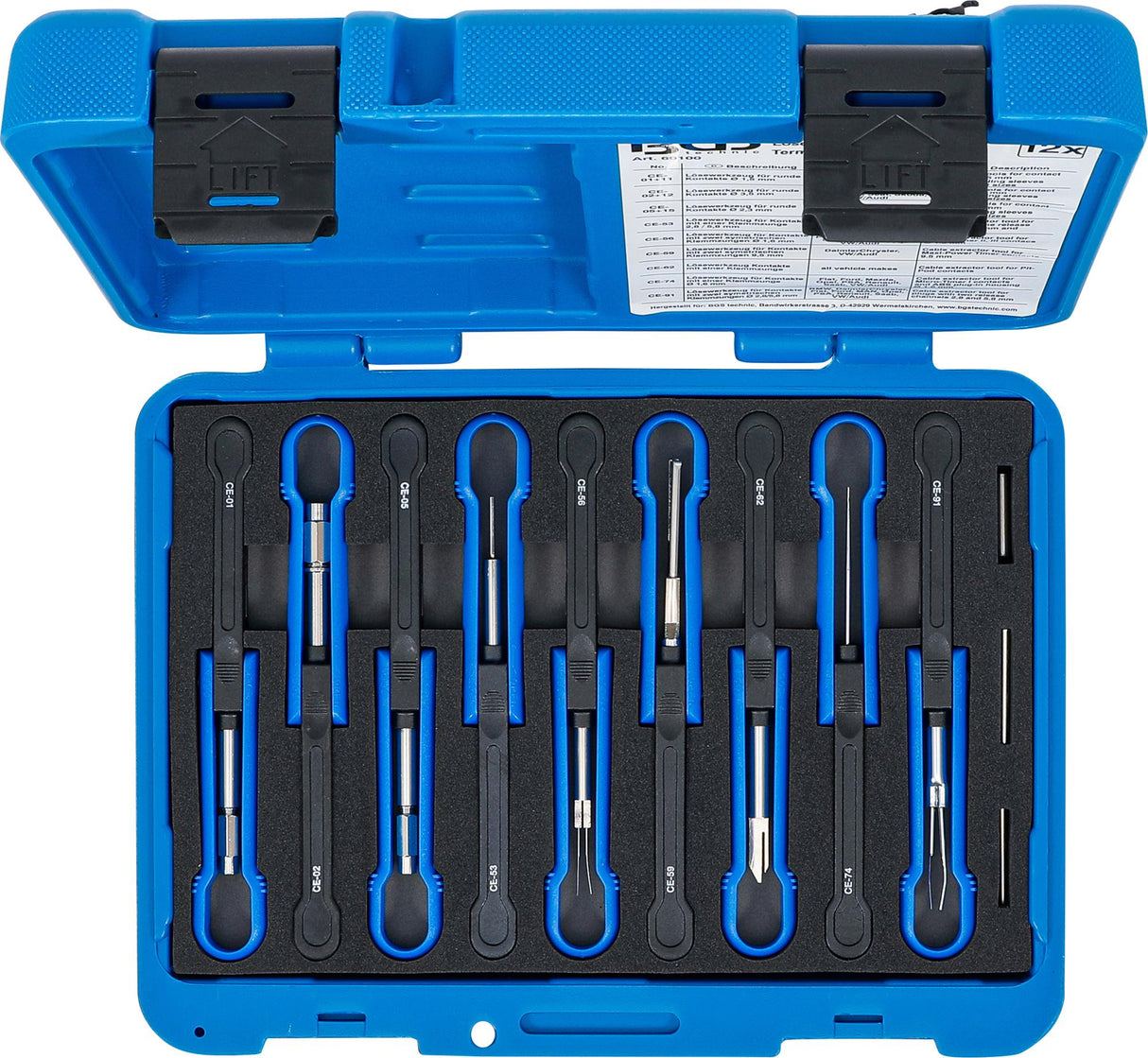 CABLE SPLICE RELEASE TOOL SET | UNIVERSAL | 12 PCS. (60100)
