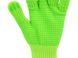 COTTON GLOVES, PVC DOTS "FRESH PSD" 8" (74094)