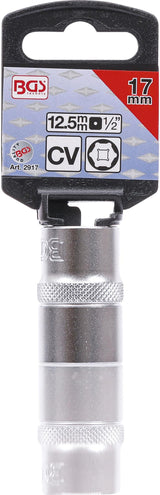 SOCKET, HEXAGON | 12.5 MM (1/2") DRIVE | 17 MM (2917)