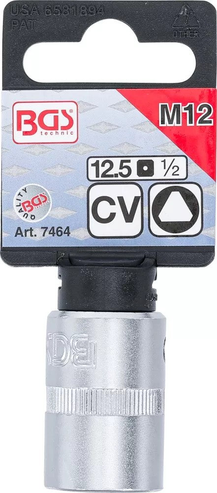 3-PT SOCKET | M12 (16.5 MM) (7464)