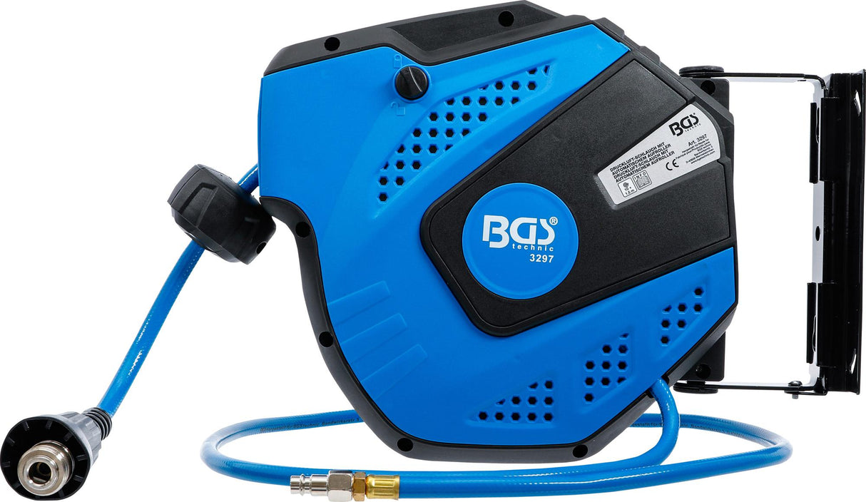 RETRACTABLE AIR HOSE REEL | AUTOMATIC | 10 M (3297)
