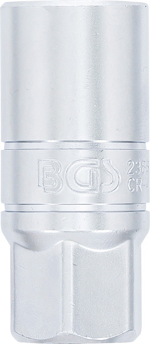 SPARK PLUG SOCKET WITH RUBBER MOUNT, 12-POINT | 12.5 MM (1/2") DRIVE | 21 MM (2386)