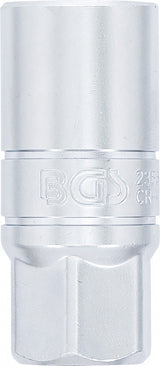 SPARK PLUG SOCKET WITH RUBBER MOUNT, 12-POINT | 12.5 MM (1/2") DRIVE | 21 MM (2386)