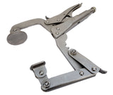 LOCKING PLIERS WITH FLAT JAWS | ROUND AND SEMI-ROUND | 4 LOCKING POINTS | 225 MM (CCL09)
