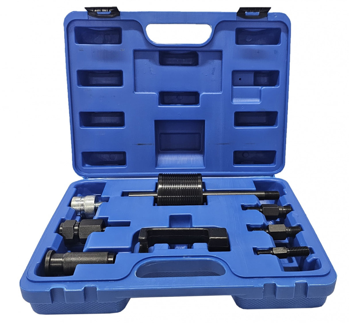 INJECTOR DRIFT SET WITH SLIDE HAMMER AND ADAPTERS | 9 PCS. (XC8717)