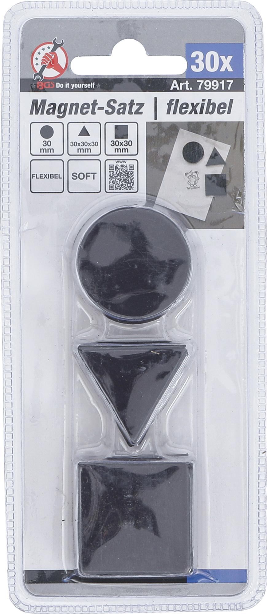 MAGNET SET | FLEXIBLE | 30 PCS. (79917)