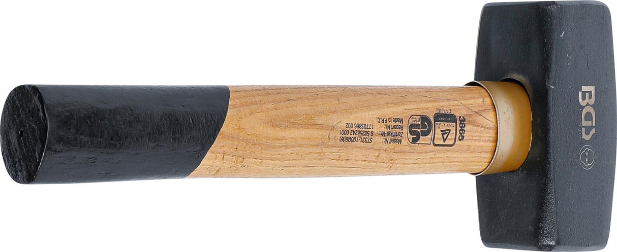 STONING HAMMER | WOODEN HANDLE | 1000 G (3865)