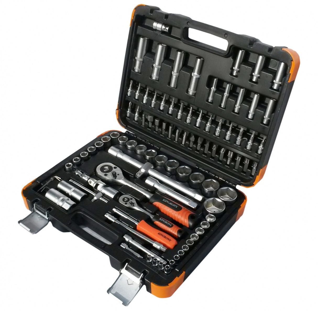 SOCKET AND WRENCH SET 94 PIECES, 1/4" + 1/2" (KR121094C)