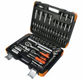 SOCKET AND WRENCH SET 94 PIECES, 1/4" + 1/2" (KR121094C)