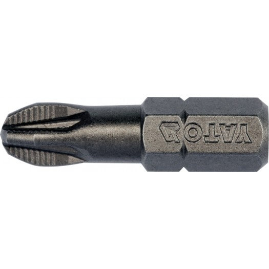 SCREWDRIVER BITS 10PCS  PZ3X25MM S2 (YT-04722)