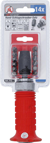 MANUAL IMPACT WRENCH SET INCL. BITS | INTERNAL HEXAGON 12.5 MM (1/2") DRIVE (712)