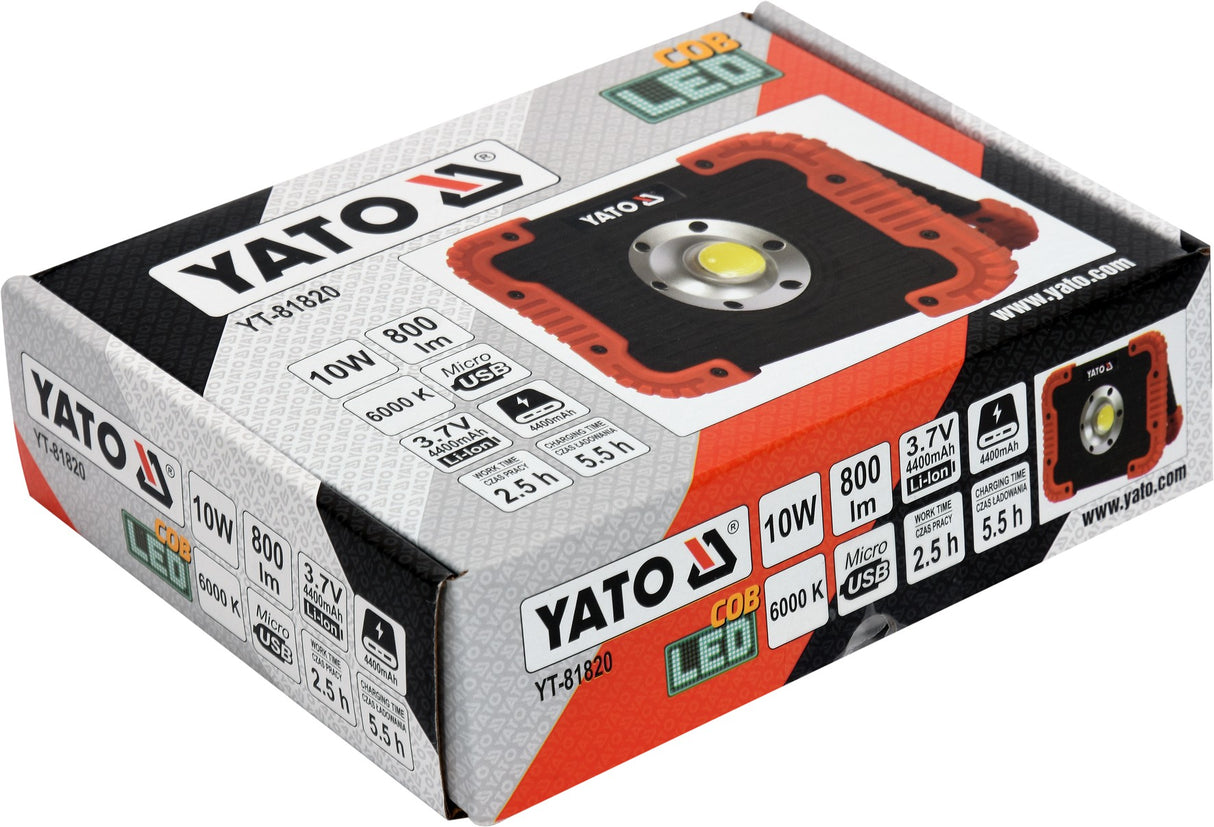 PORTABLE FLOODLIGHT 10W RECHARGEABLE (YT-81820)