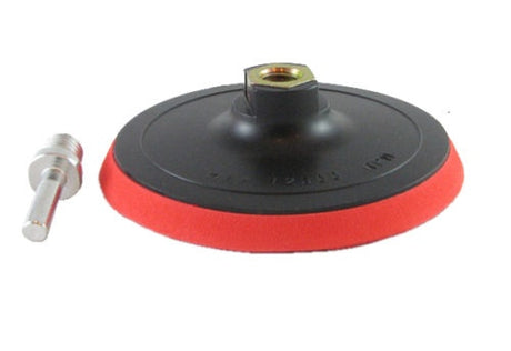 VELCRO PAD THICK, WITH ADAPTER 125 MM, M14 (ES203125-A)