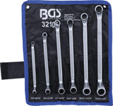 DOUBLE RING SPANNER SET | DEEP OFFSET ENDS | INCH SIZES | 1/4" - 3/4" | 6 PCS. (32105)