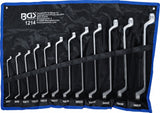 DOUBLE RING SPANNER SET | OFFSET | 6 X 7 - 30 X 32 MM | 12 PCS. (1214)