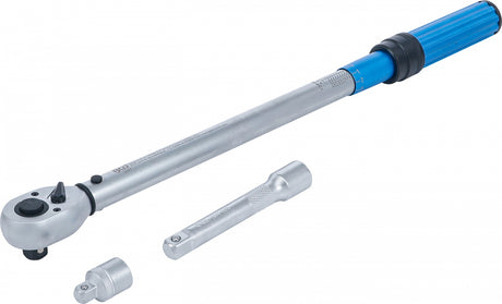 TORQUE WRENCH SET | WITH ADAPTOR + EXTENSION BAR | 12.5 MM (1/2") | 40 - 220 NM | 3 PCS. (2837)