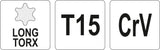 TORX KEY LONG T15 (YT-05495)